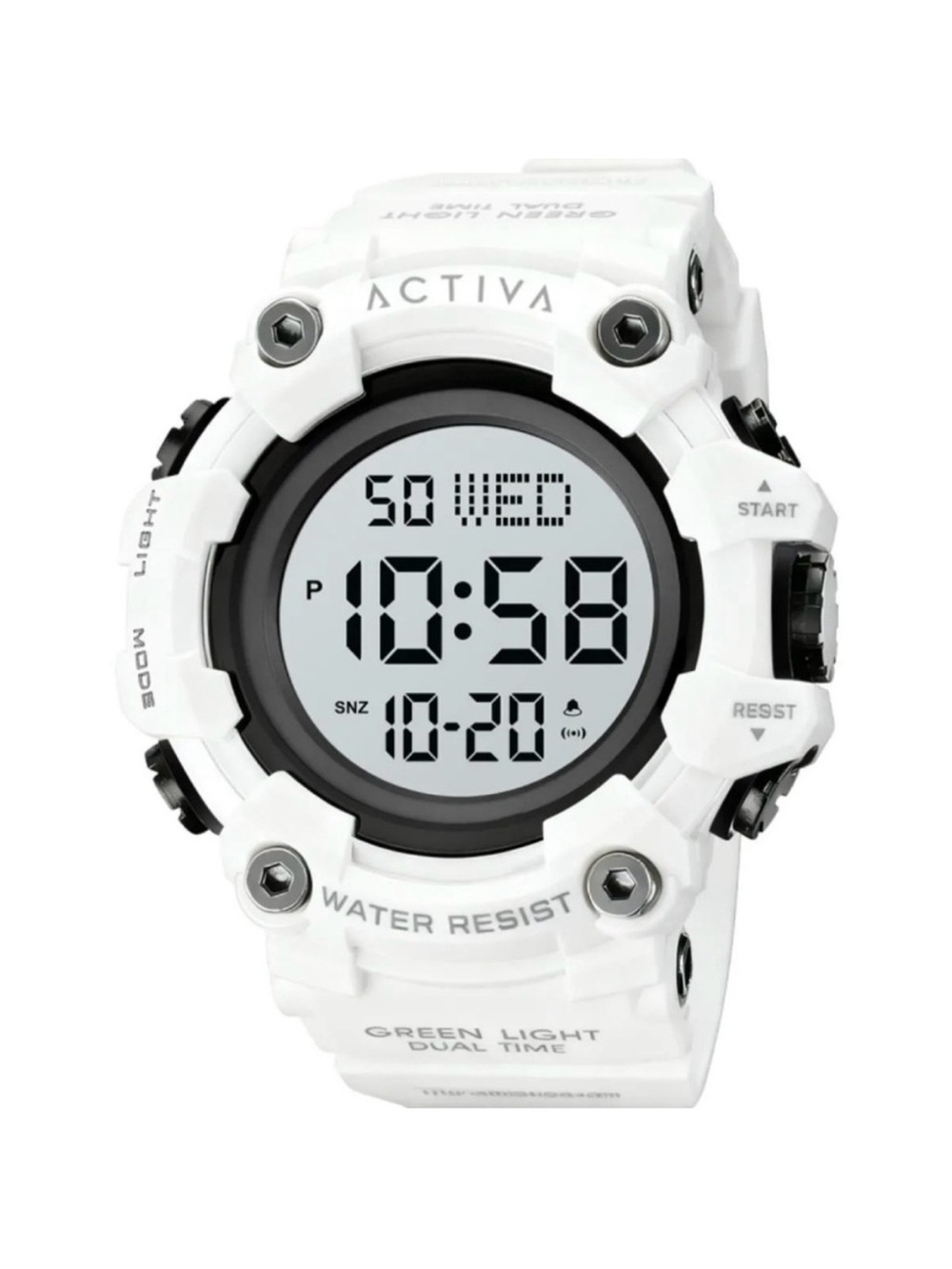 Activa Kadron X Invicta Digital Men's Watch - 53mm White ACW1968-004 NEW IN BOX👀